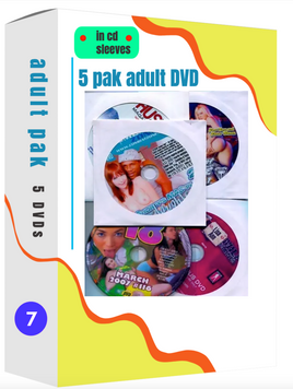 5 pack Adult DVD set (in Cd Sleeves) # 7