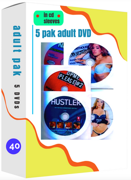5 pack Adult DVD set (in Cd Sleeves) # 40