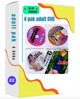 4 pack Adult DVD set (in Cd Sleeves) # 22