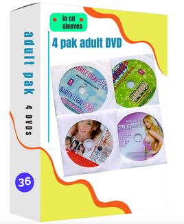 4 pack Adult DVD set (in Cd Sleeves) # 36