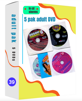 5 pack Adult DVD set (in Cd Sleeves) # 39