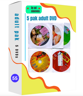 5 pack Adult DVD set (in Cd Sleeves) # 55