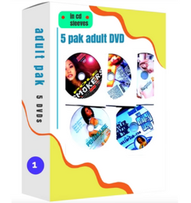 5 pack Adult DVD set (in Cd Sleeves) # 1