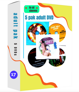 5 pack Adult DVD set (in Cd Sleeves) # 17