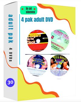 4 pack Adult DVD set (in Cd Sleeves) # 30