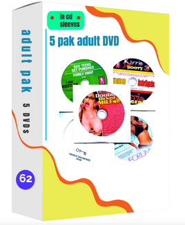 5 pack Adult DVD set (in Cd Sleeves) # 62