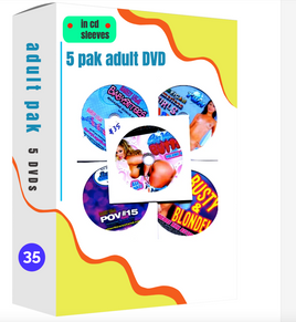 5 pack Adult DVD set (in Cd Sleeves) # 35