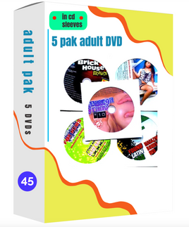 5 pack Adult DVD set (in Cd Sleeves) # 45