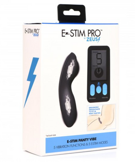 E-Stim Panty Vibe with Remote Control, Brand: Zeus Electrosex