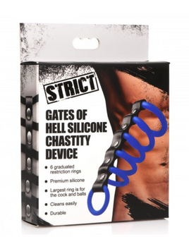Silicone Gates of Hell Chastity Device.   Brand: Strict